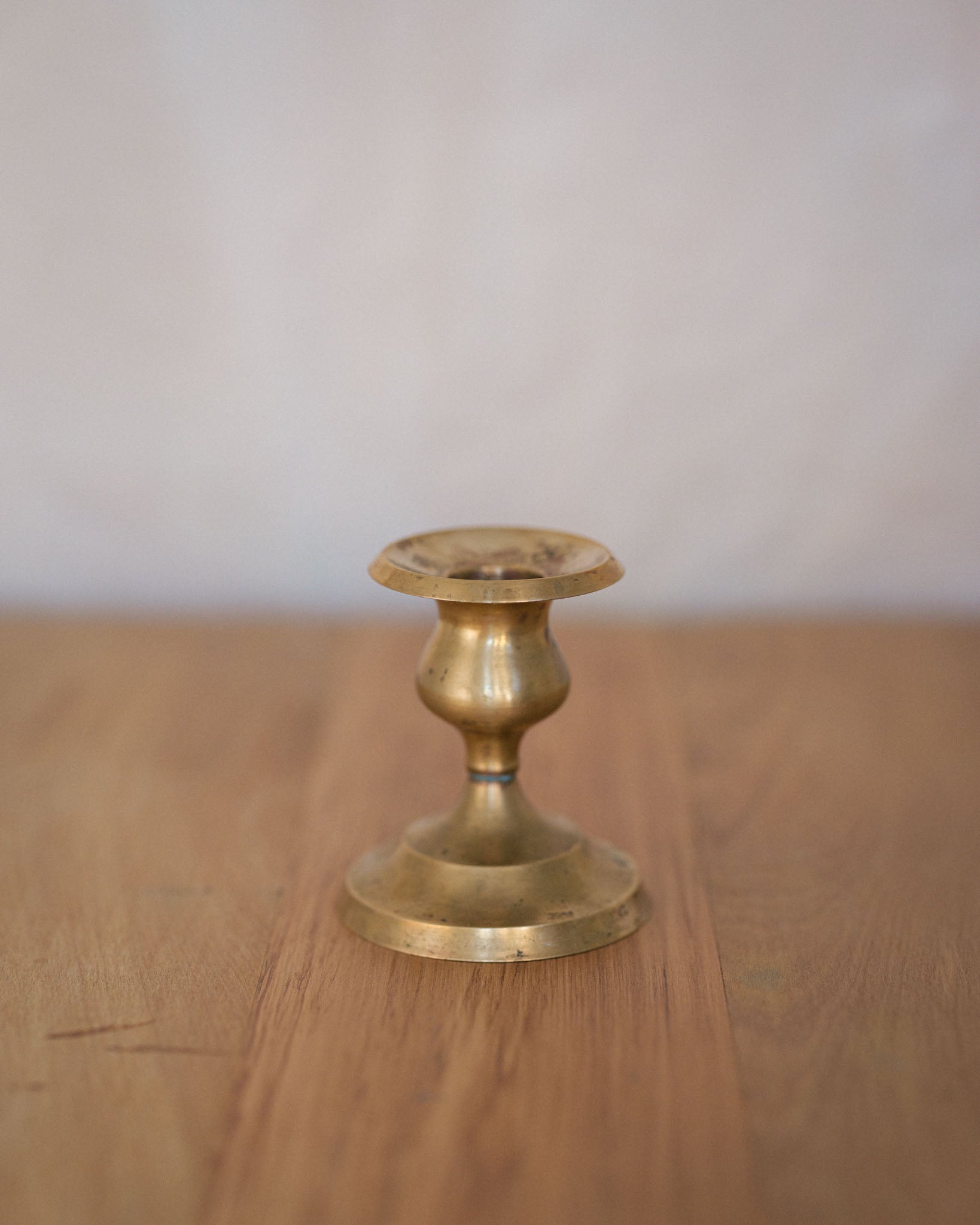Vintage Solid Brass Candlestick
