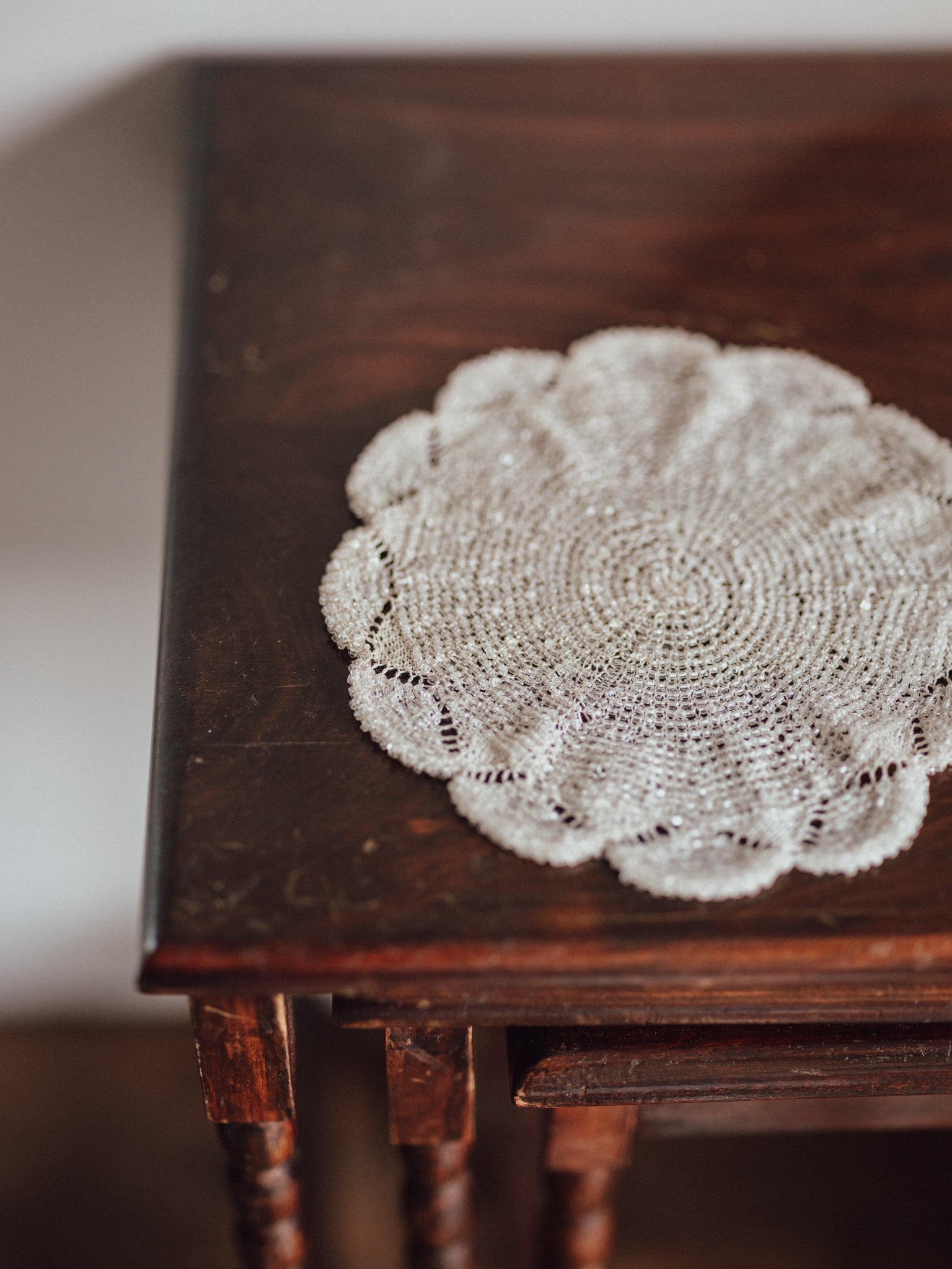 Beaded Bowl Cover