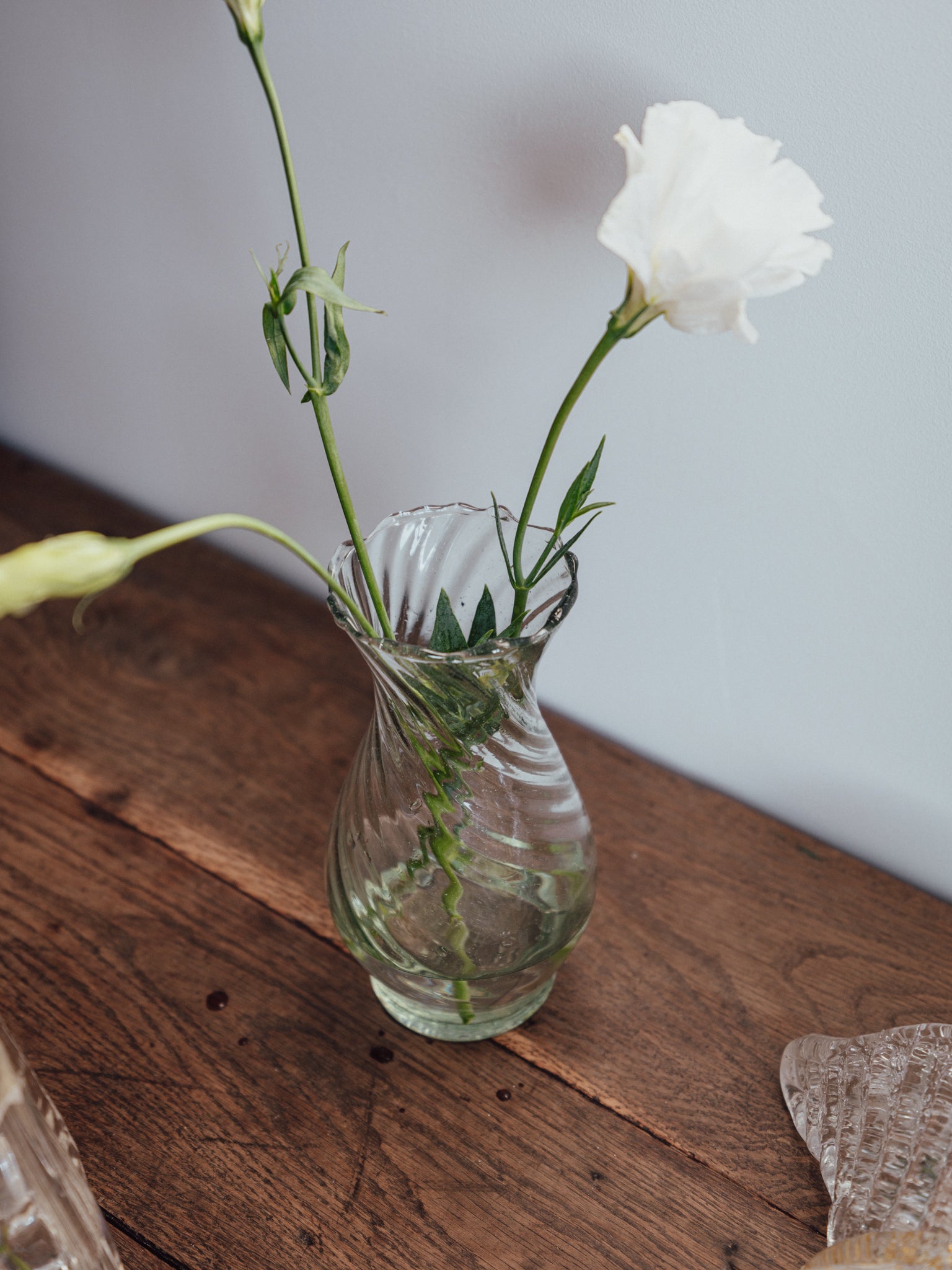 Handblown Ripple Vase