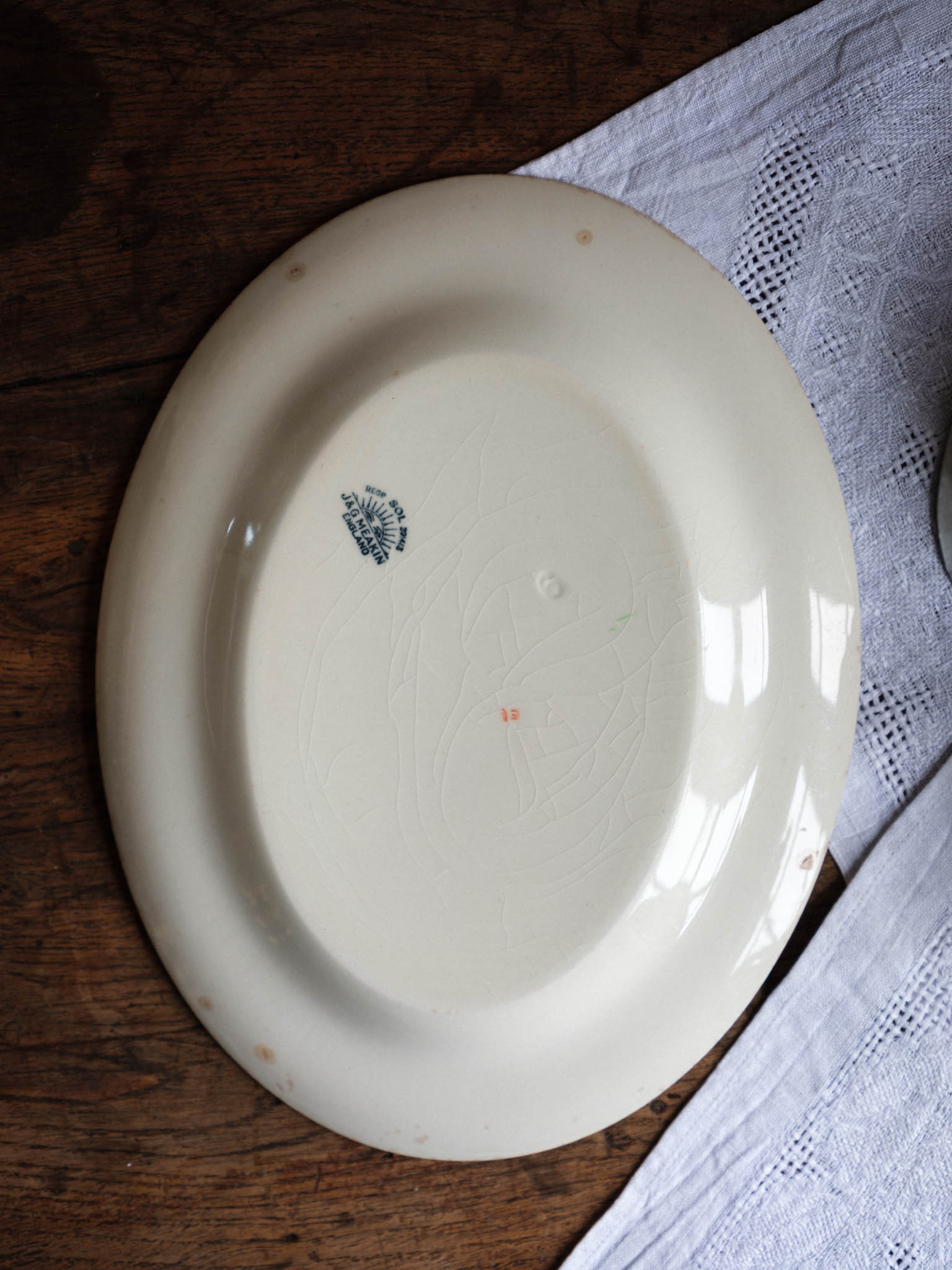 J&G Meakin Hydrangea Platter