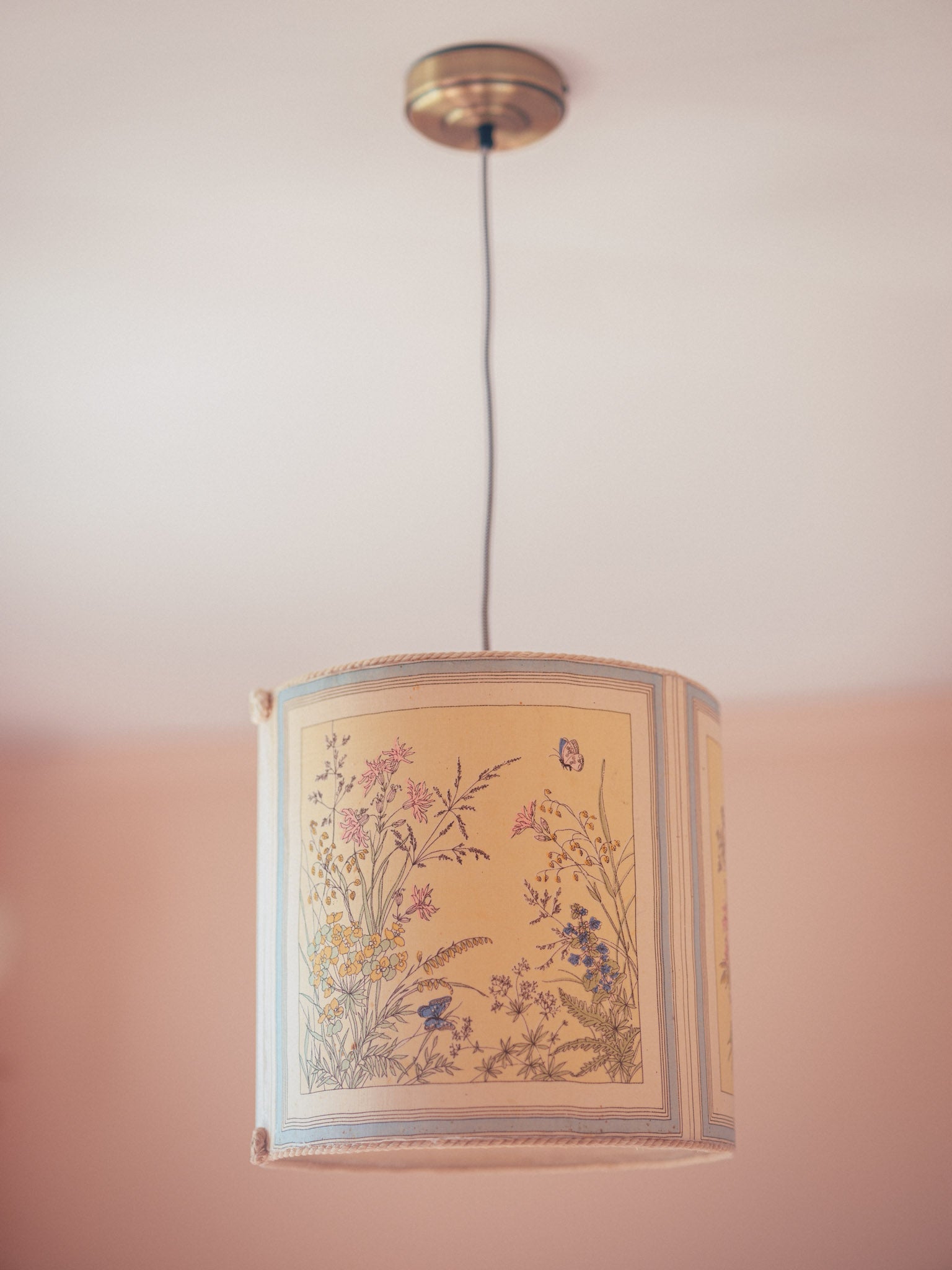 Vintage Floral Light Shade