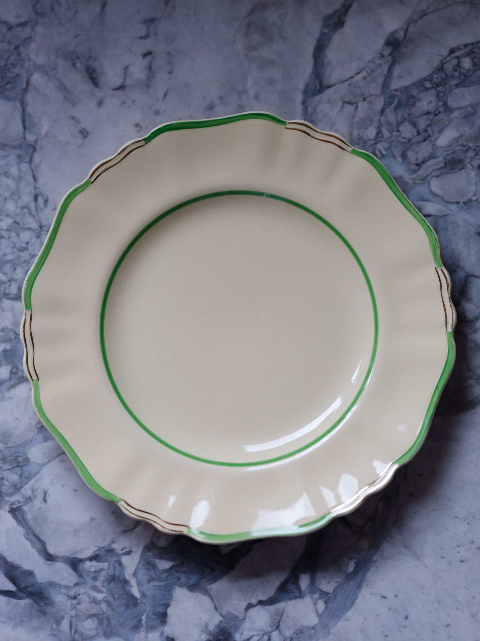 J & G Meakin Sunshine Plate - Vintage Scalloped Edge China