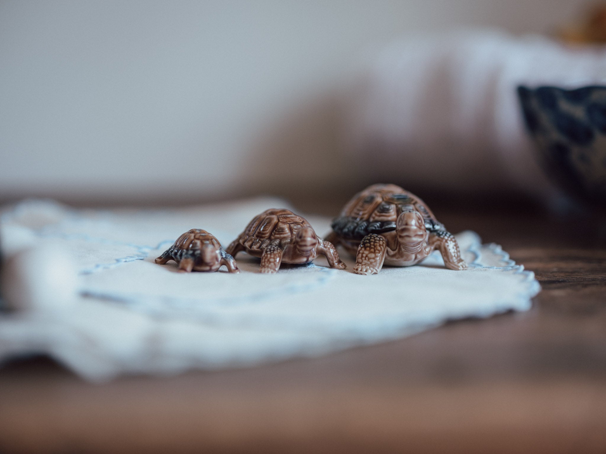 Vintage Wade Tortoise Trio