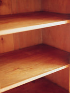 Bows & Florals - Antique Folk Art Cupboard w Drawers