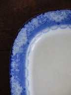 Banquet Sized Doulton Burslem 'Watteau' Flow Blue Platter (49cm)