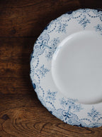 Vintage Grimwades 'Alliance' Staffordshire Plate - Teal Blue (25cm)
