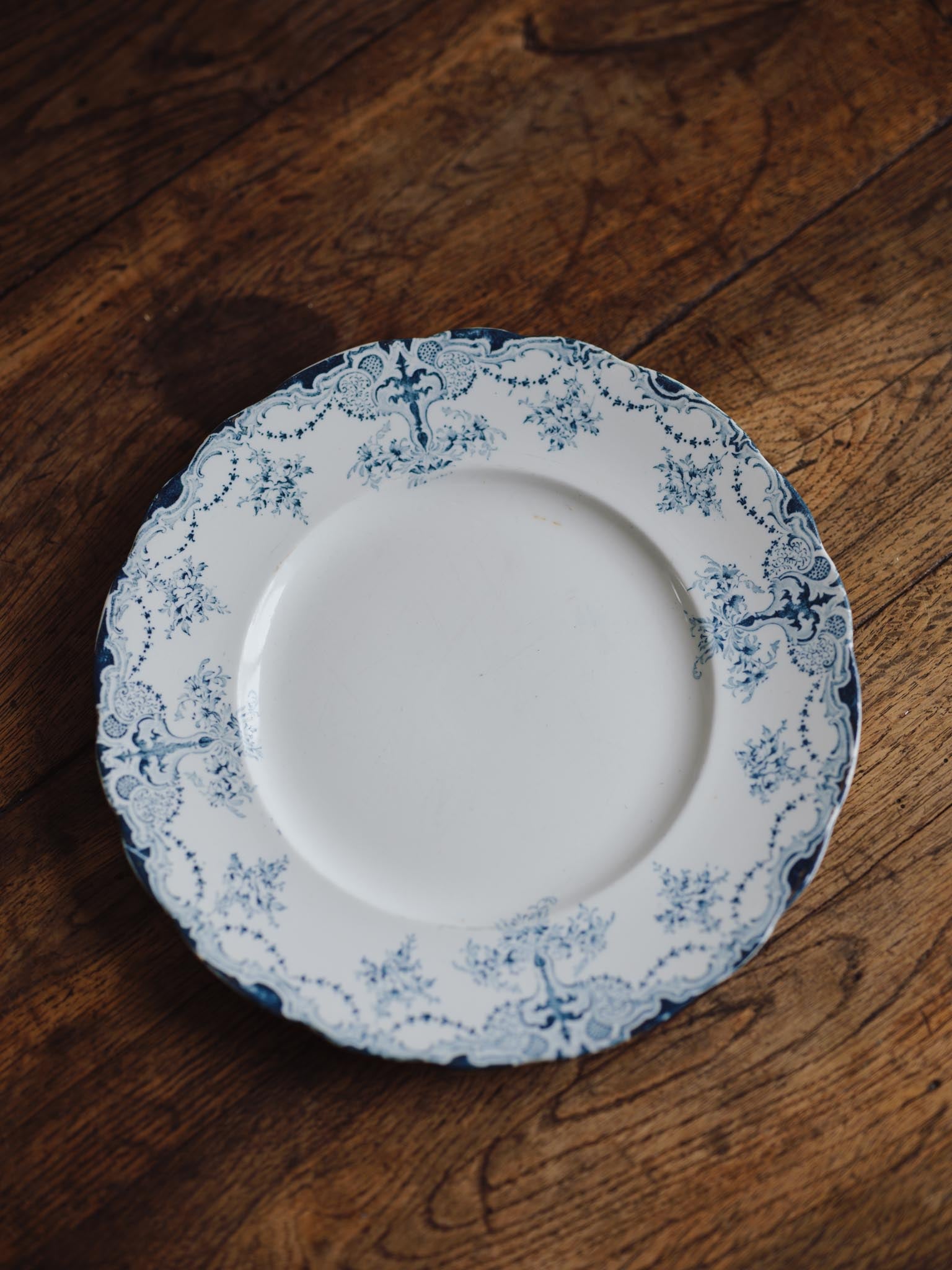 Vintage Grimwades 'Alliance' Staffordshire Plate - Teal Blue (25cm)