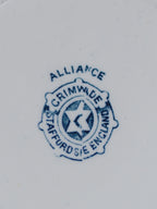 Vintage Grimwades 'Alliance' Staffordshire Plate - Teal Blue (25cm)