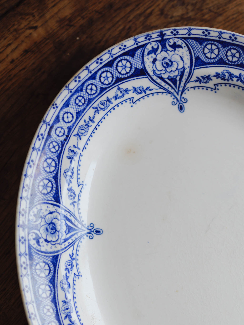 Antique Alfred Meakin Blue & White Platter (29cm)