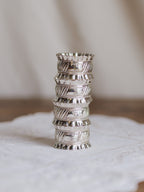 Boxed Set of 4 Silver Plated Napkin Rings (Numbered 1-4) - Spiers & Pond
