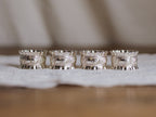 Boxed Set of 4 Silver Plated Napkin Rings (Numbered 1-4) - Spiers & Pond