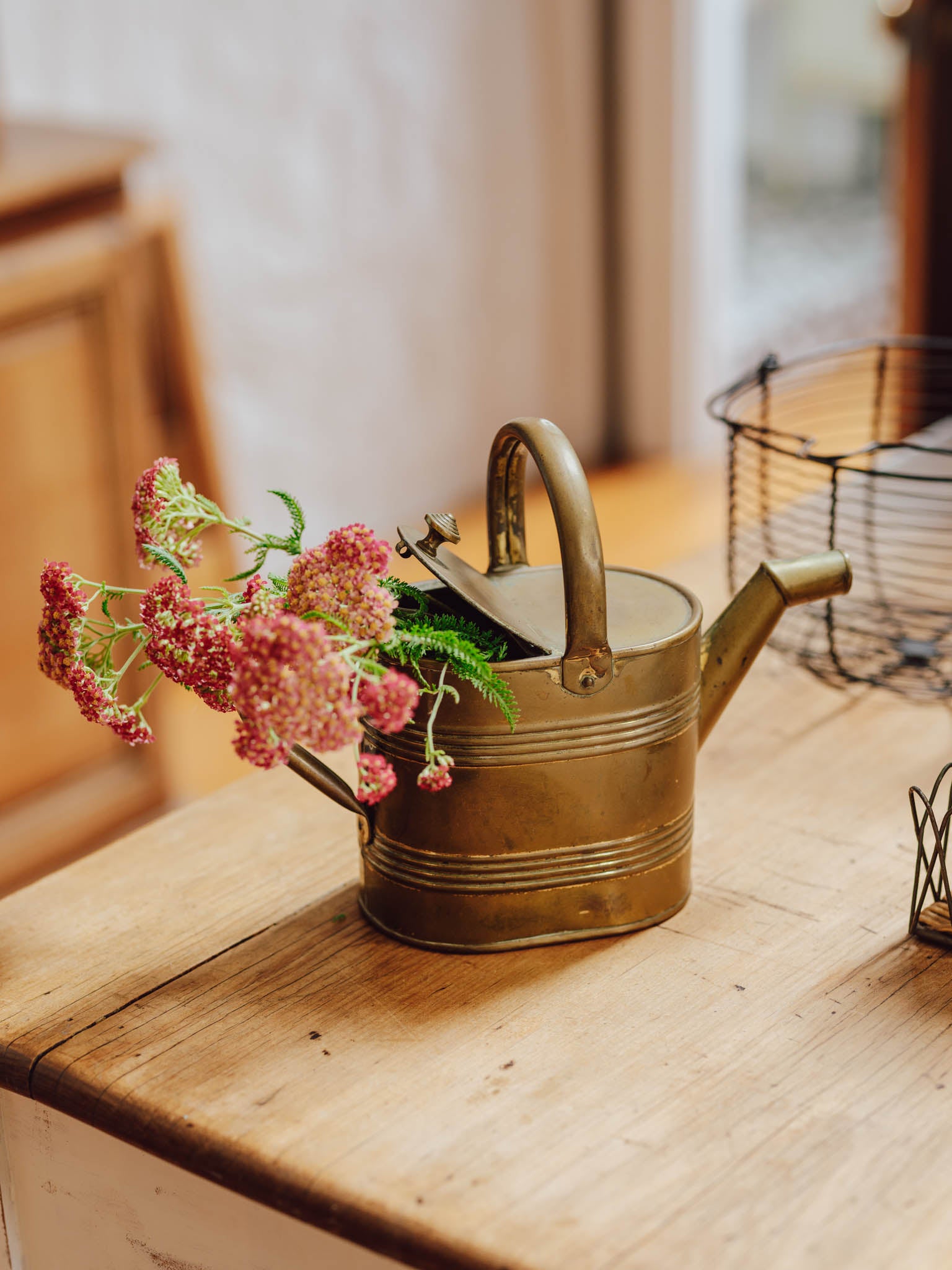 Brass Plated Vintage Watering Can