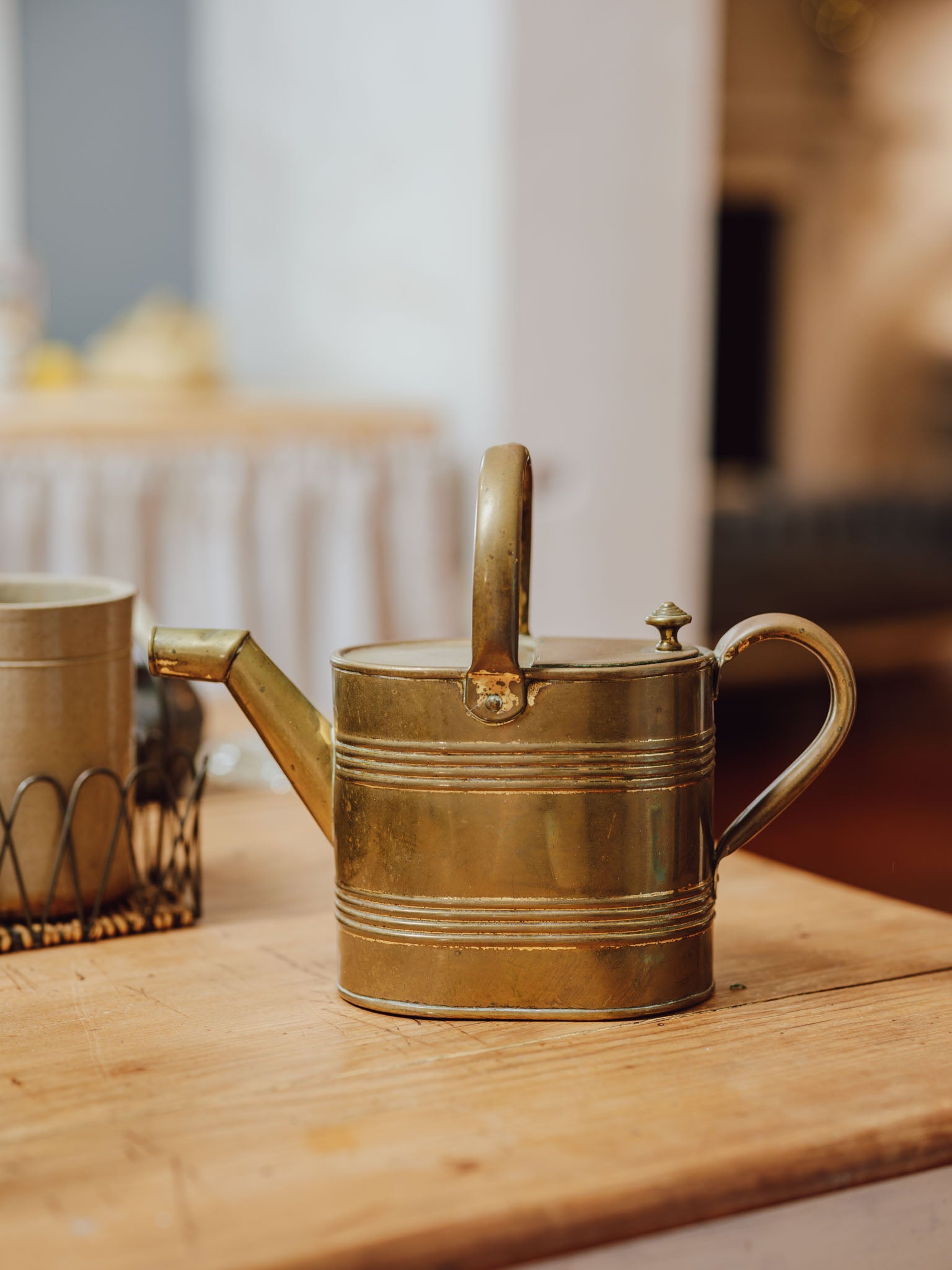Brass Plated Vintage Watering Can