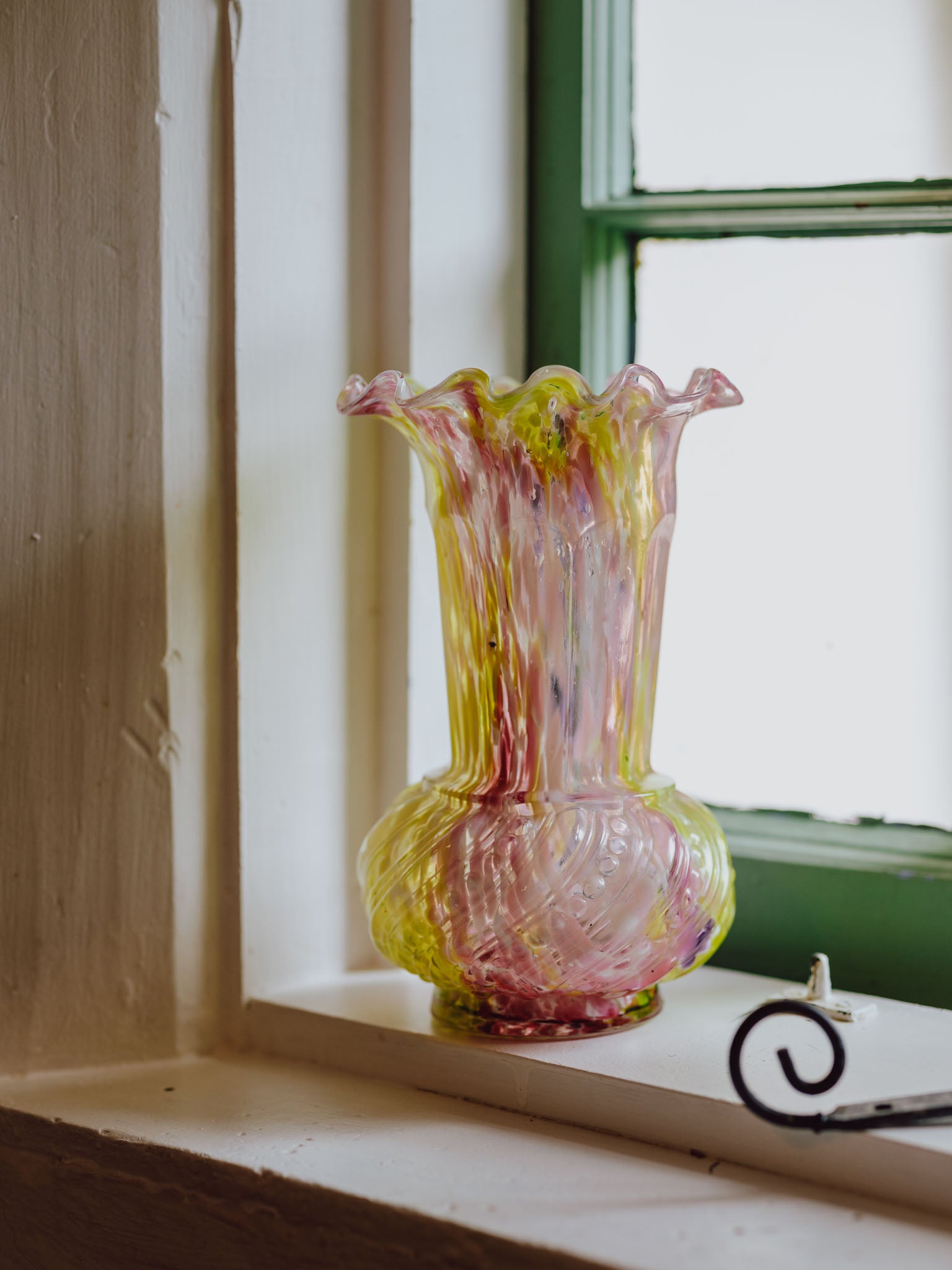 Antique Legras French Art Glass Vase