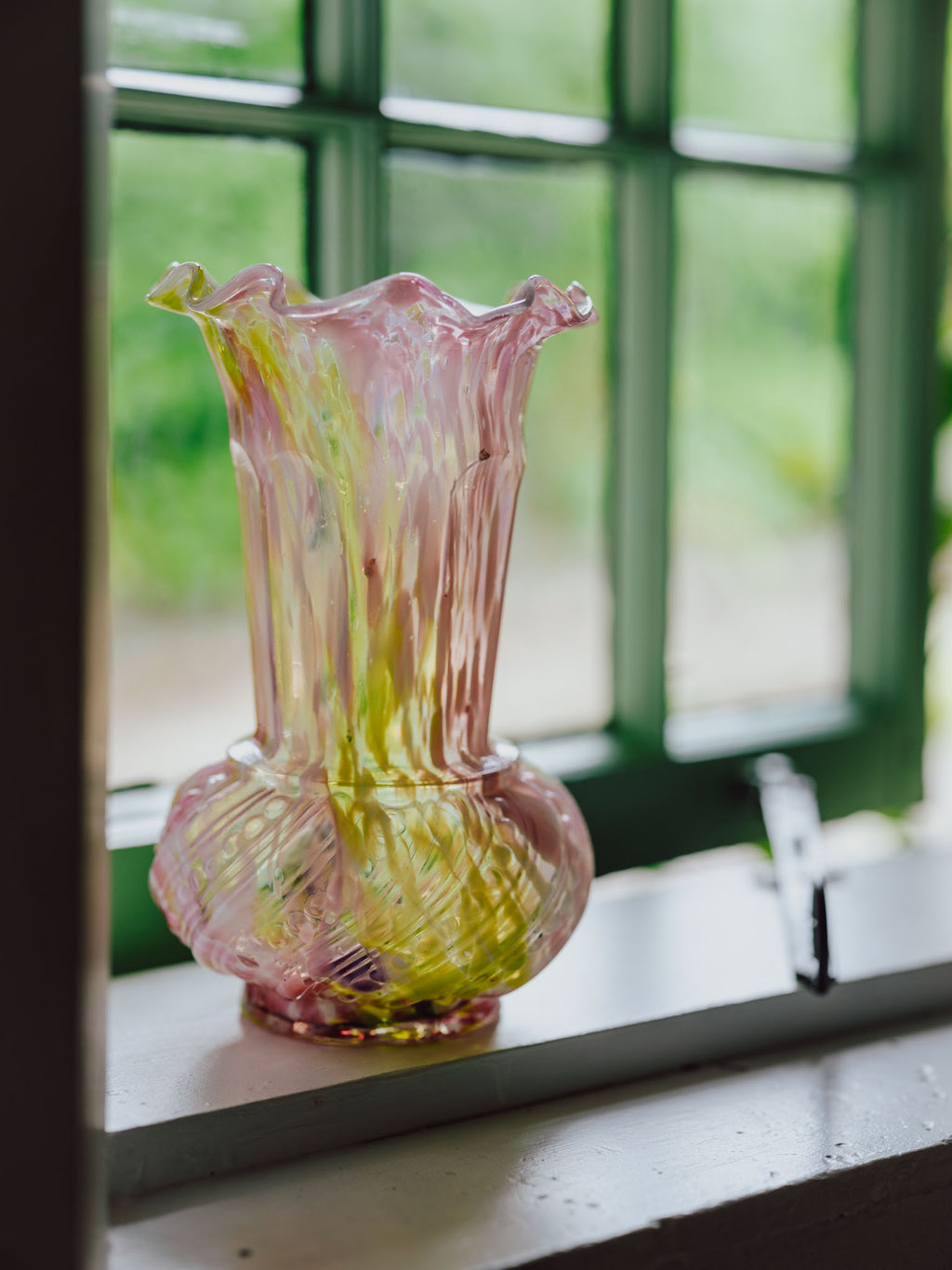Antique Legras French Art Glass Vase