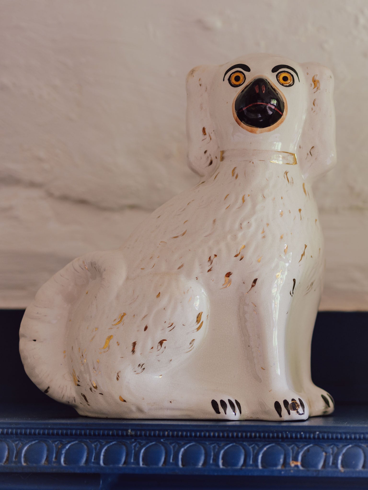 Very Large Antique Staffordshire Dogs - 19th Century