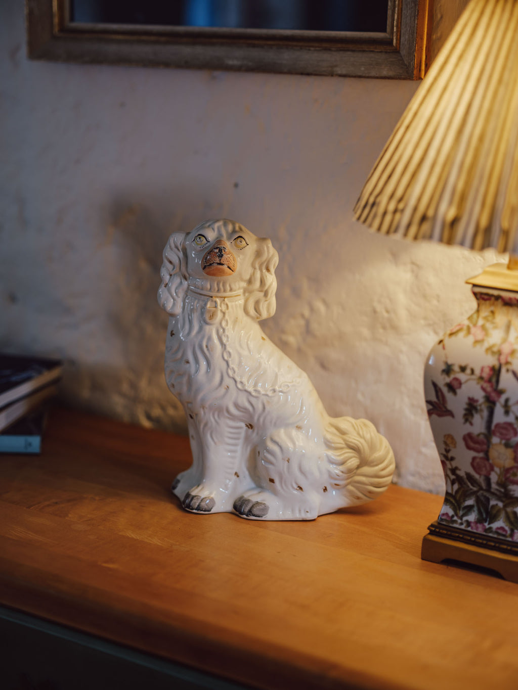 Very Large Antique Staffordshire Dog