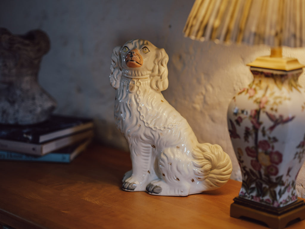 Very Large Antique Staffordshire Dog