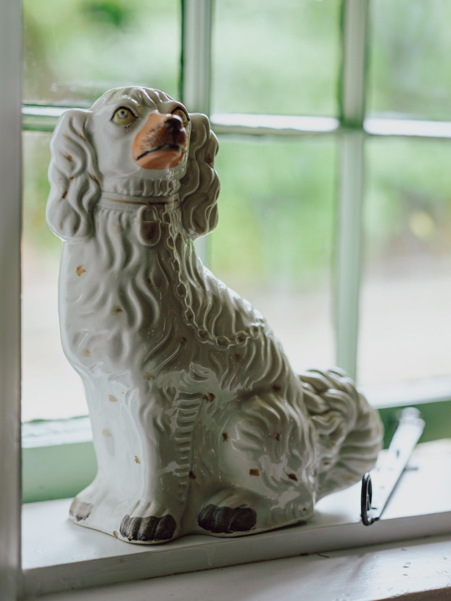 Very Large Antique Staffordshire Dog