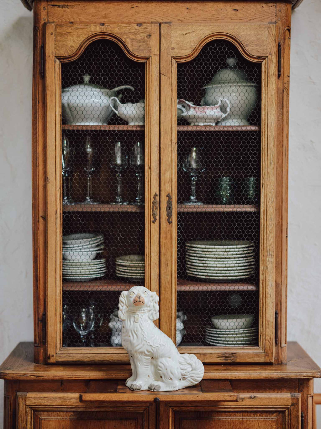 Very Large Antique Staffordshire Dog