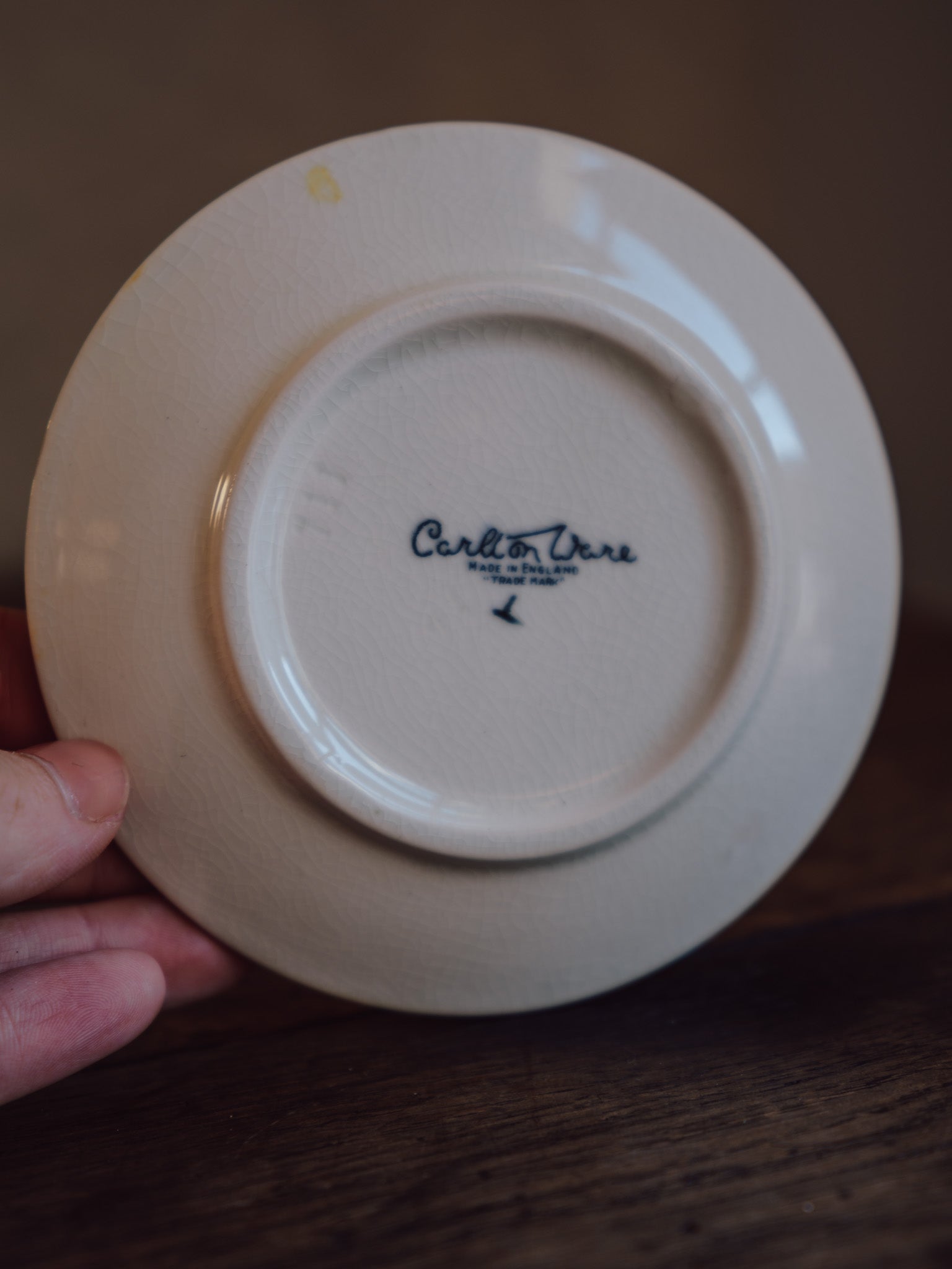 Carltonware Sauce Jug With Plate In A Buttery Yellow