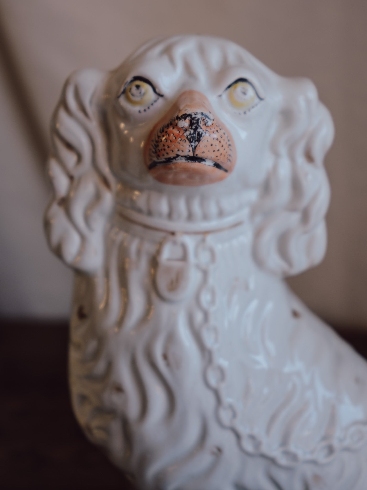 Very Large Antique Staffordshire Dog