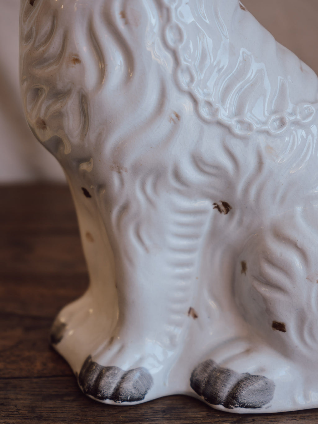 Very Large Antique Staffordshire Dog