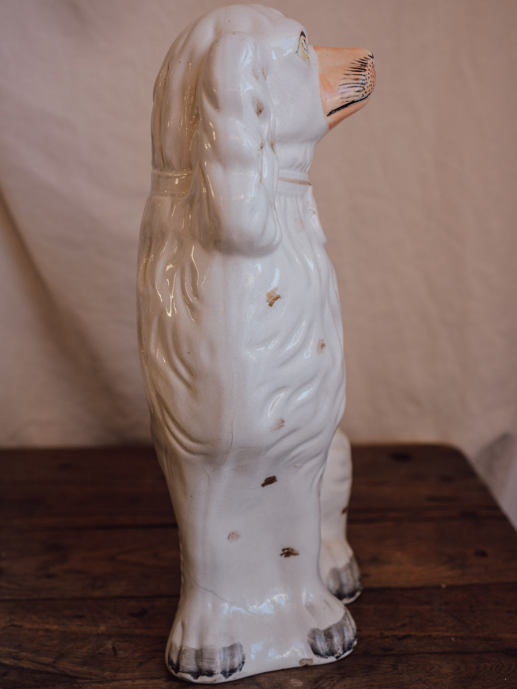 Very Large Antique Staffordshire Dog