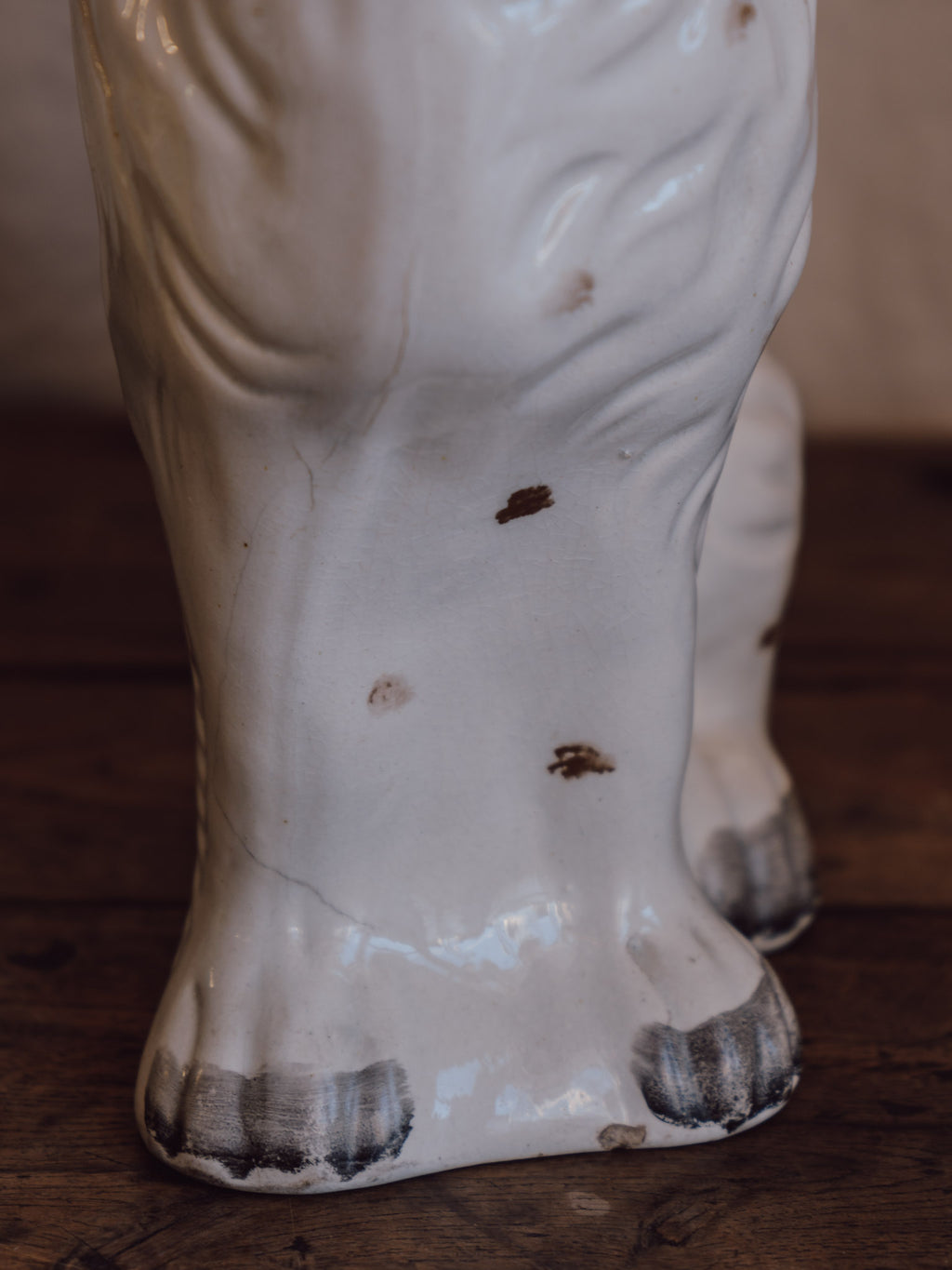 Very Large Antique Staffordshire Dog