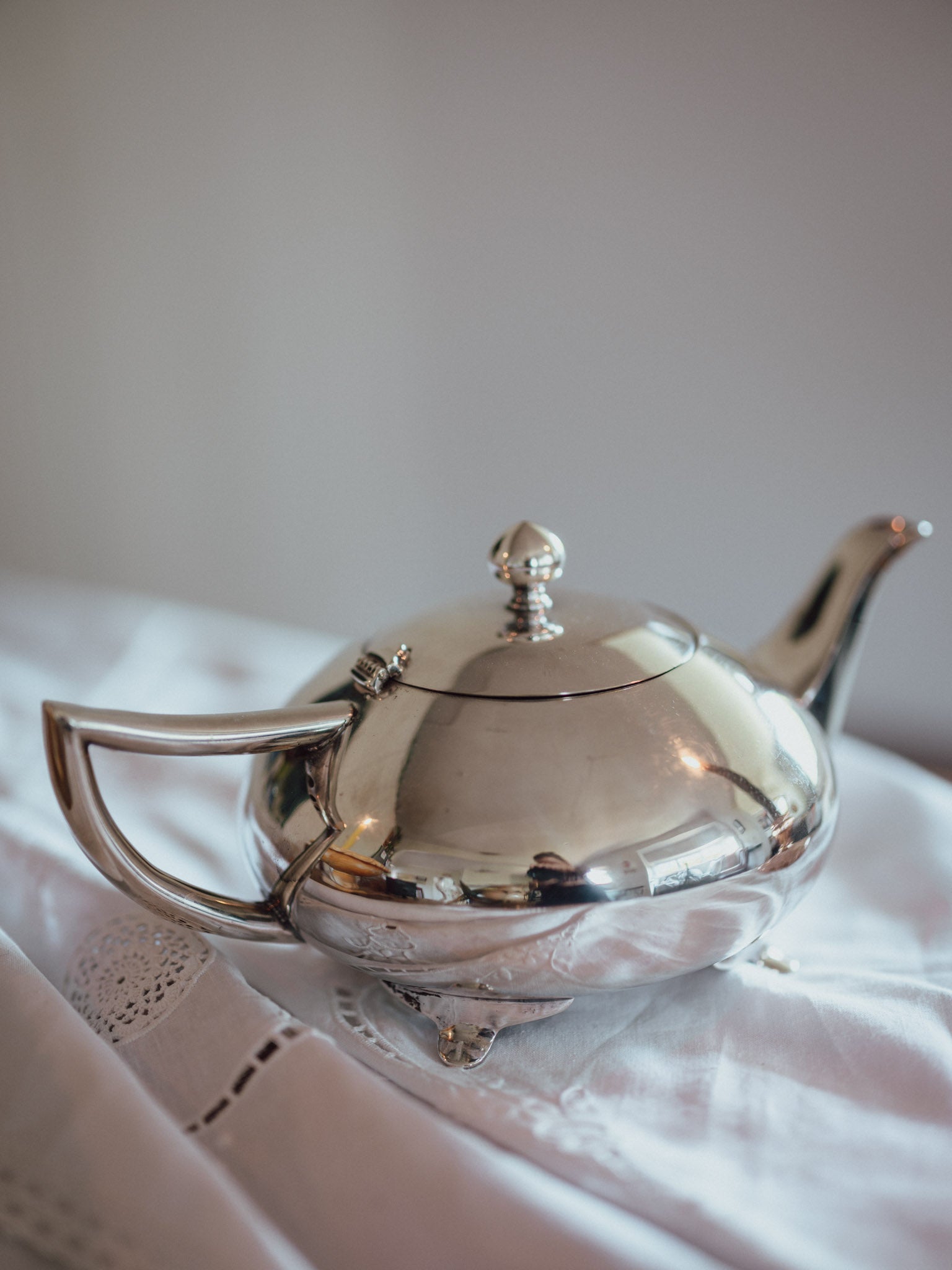 Vintage Waterhouse Silver Plated Teapot | Shape 141