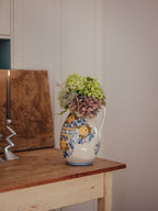 Handmade & Painted Italian Pottery Water Jug