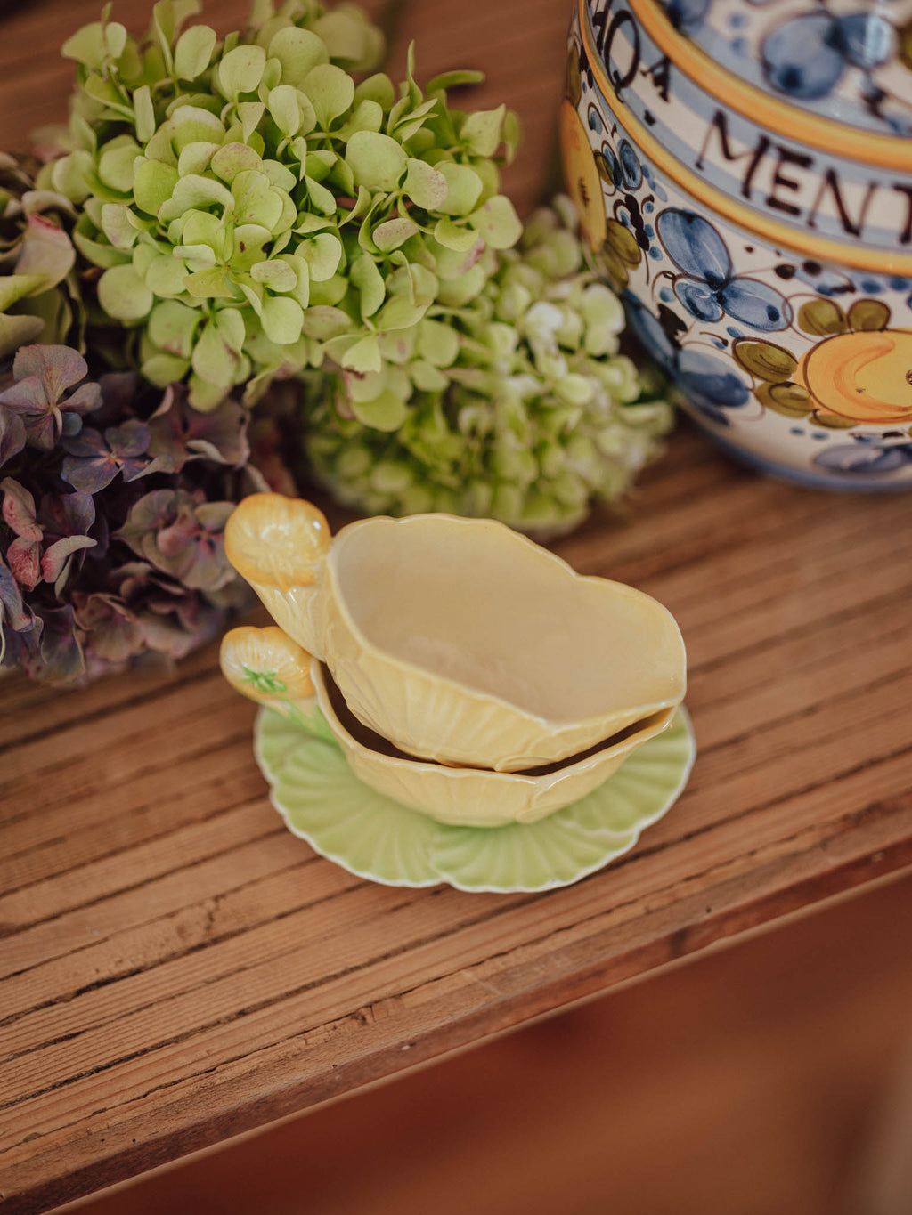 Vintage Carlton Ware Buttercup Sauce Jugs and Plate | Set