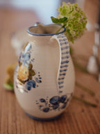 Handmade & Painted Italian Pottery Water Jug