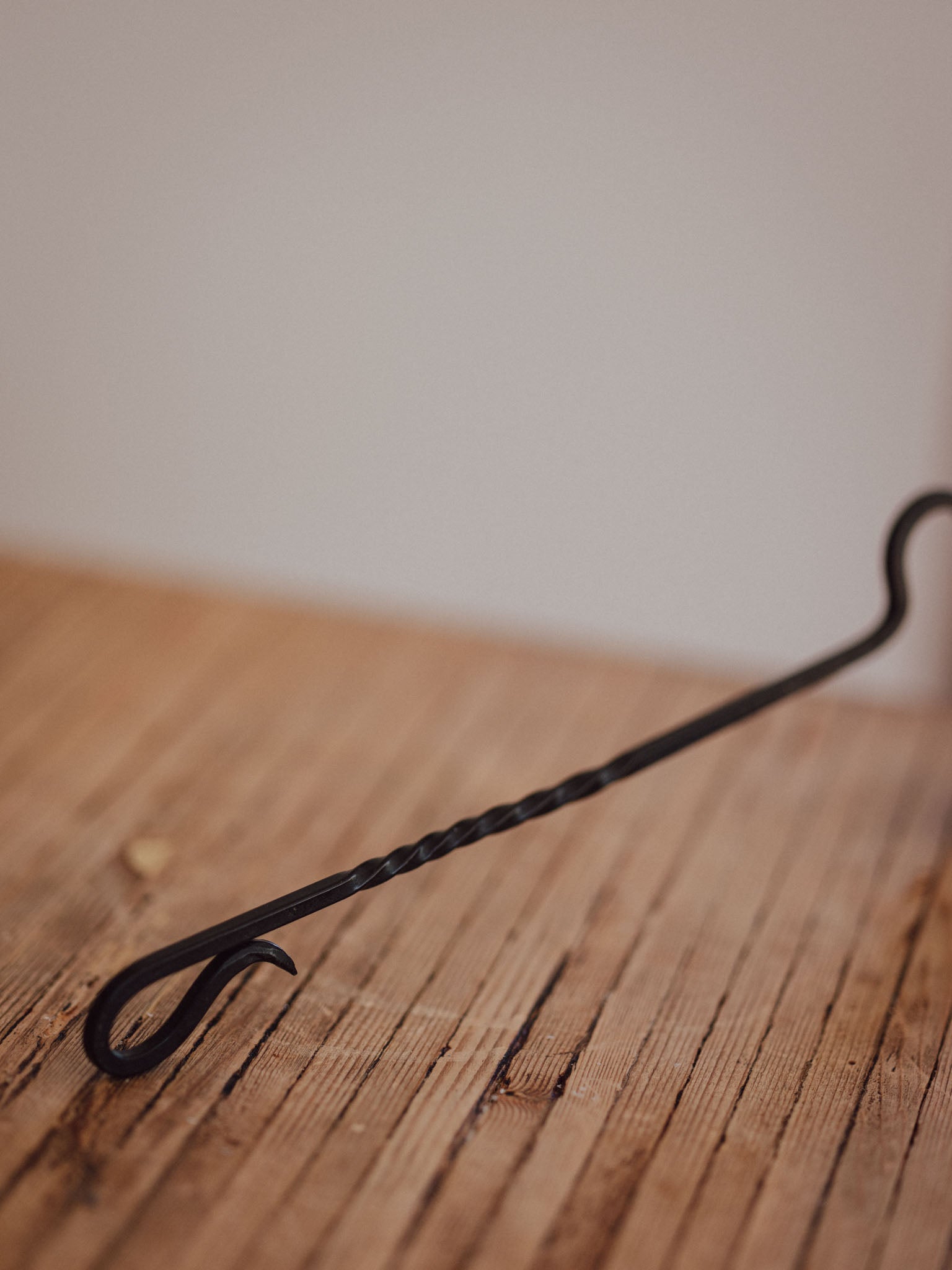 Vintage Hand Forged Wrought Iron Candle Snuffer