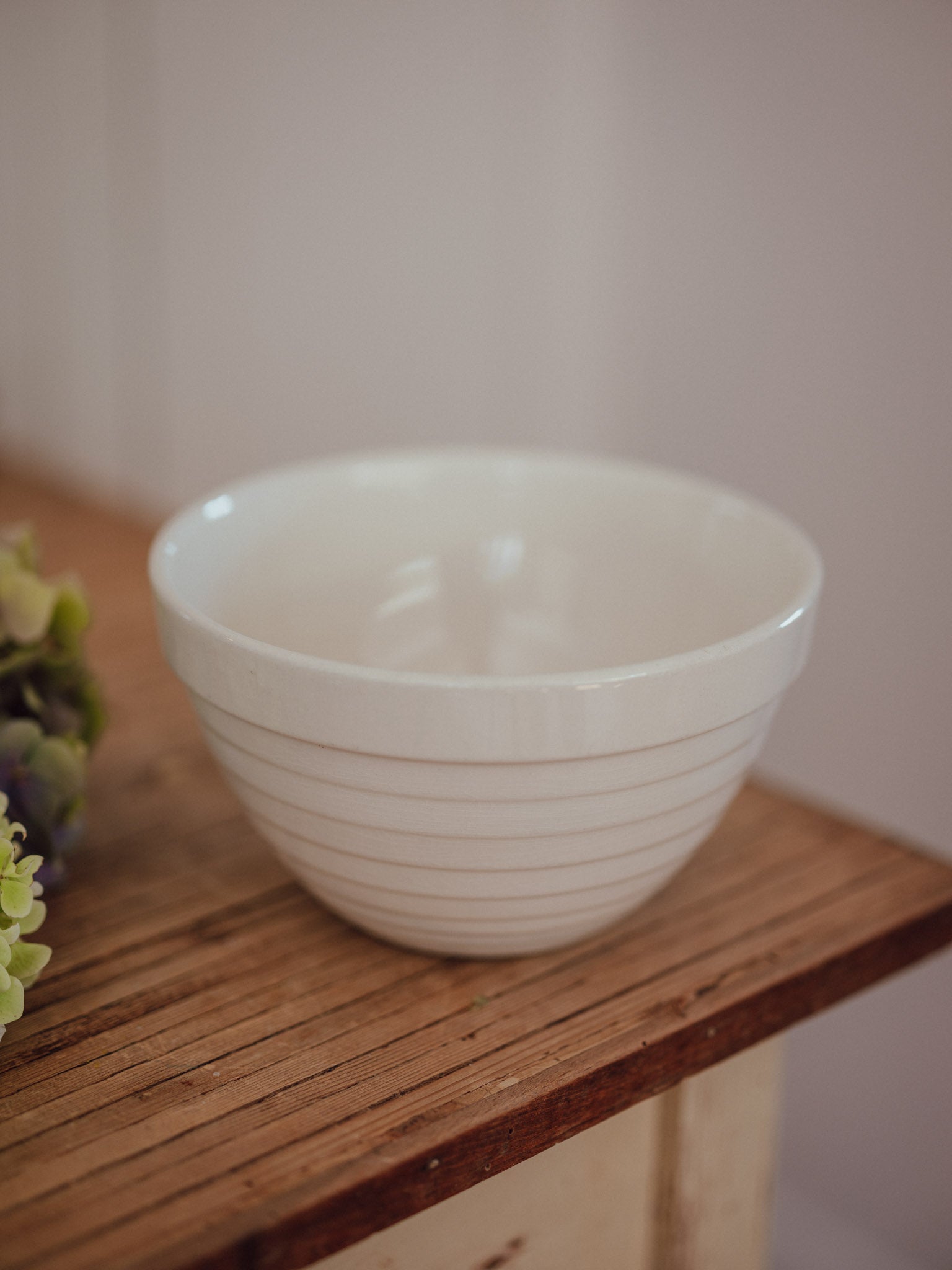 Vintage Crown Lynn Beehive Bowl | White | Made in NZ