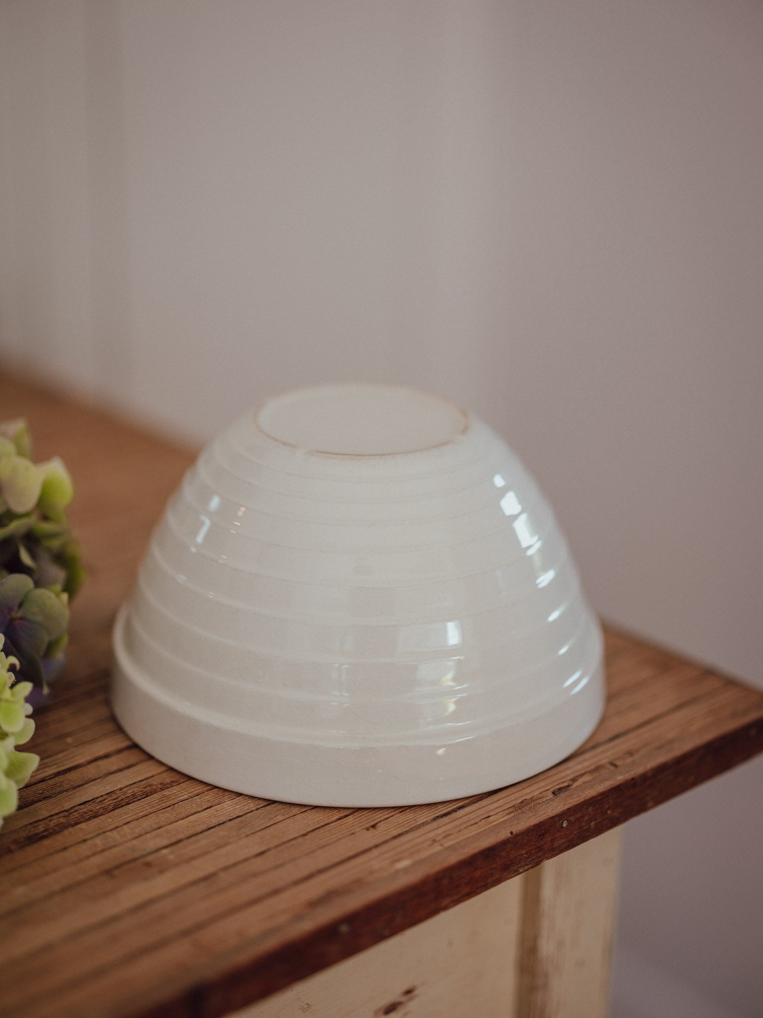 Vintage Crown Lynn Beehive Bowl | White | Made in NZ