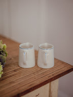 Vintage Duraline England Hotelware Stoneware Jugs | Pair