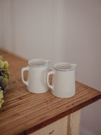 Vintage Duraline England Hotelware Stoneware Jugs | Pair