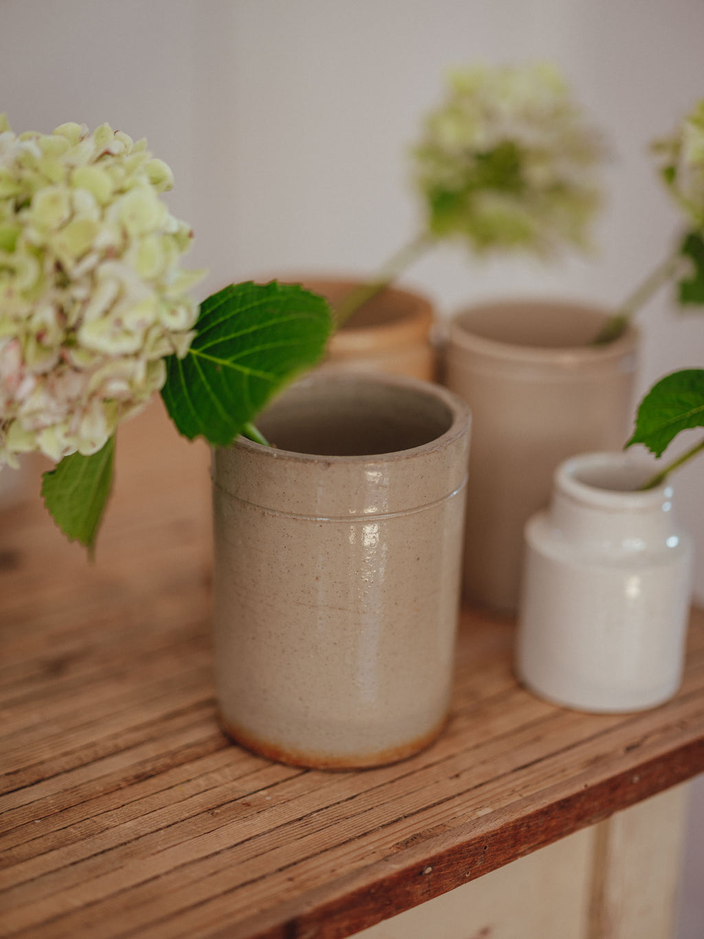 Large Speckled Stoneware Jam Jar