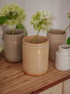 Large Stoneware Jam Jar | Warm Beige