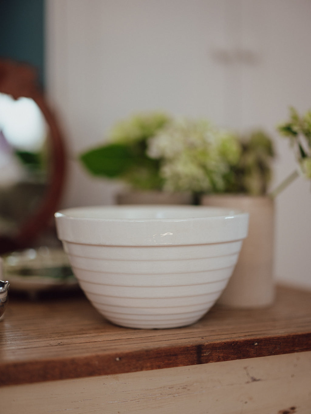 Vintage Crown Lynn Beehive Bowl | White | Made in NZ