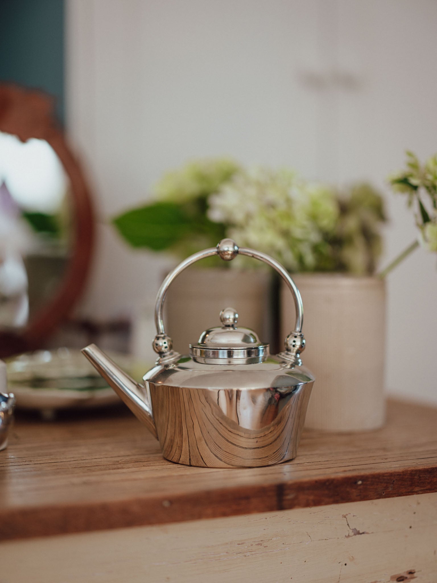Victorian German Silver Plated Tea Pot