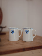 Vintage Duraline England Hotelware Stoneware Jugs | Pair