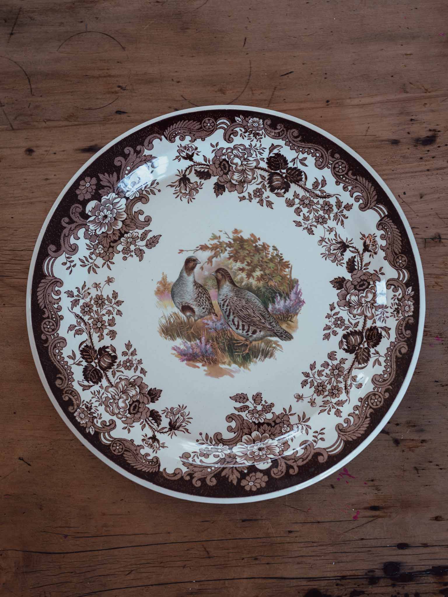 Large Royal Worcester Palissy Game Bird Plates