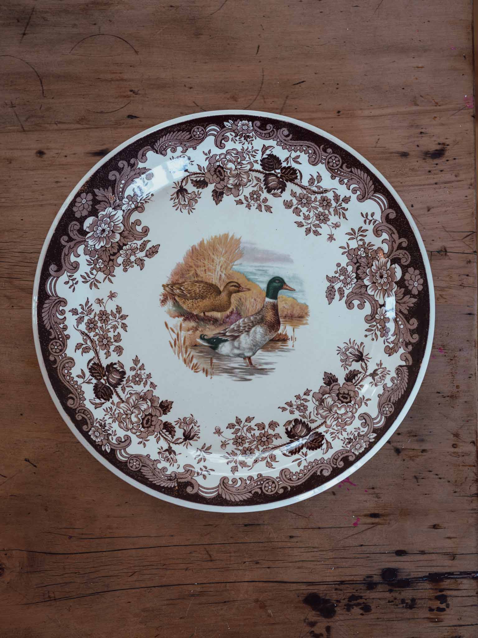 Large Royal Worcester Palissy Game Bird Plates