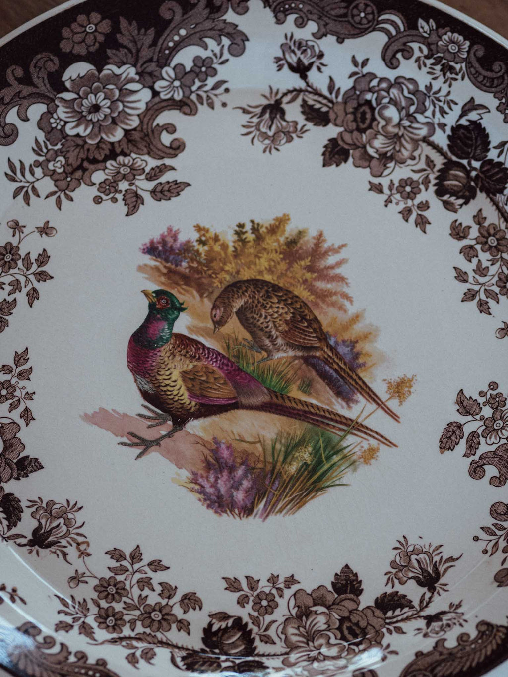 Large Royal Worcester Palissy Game Bird Plates
