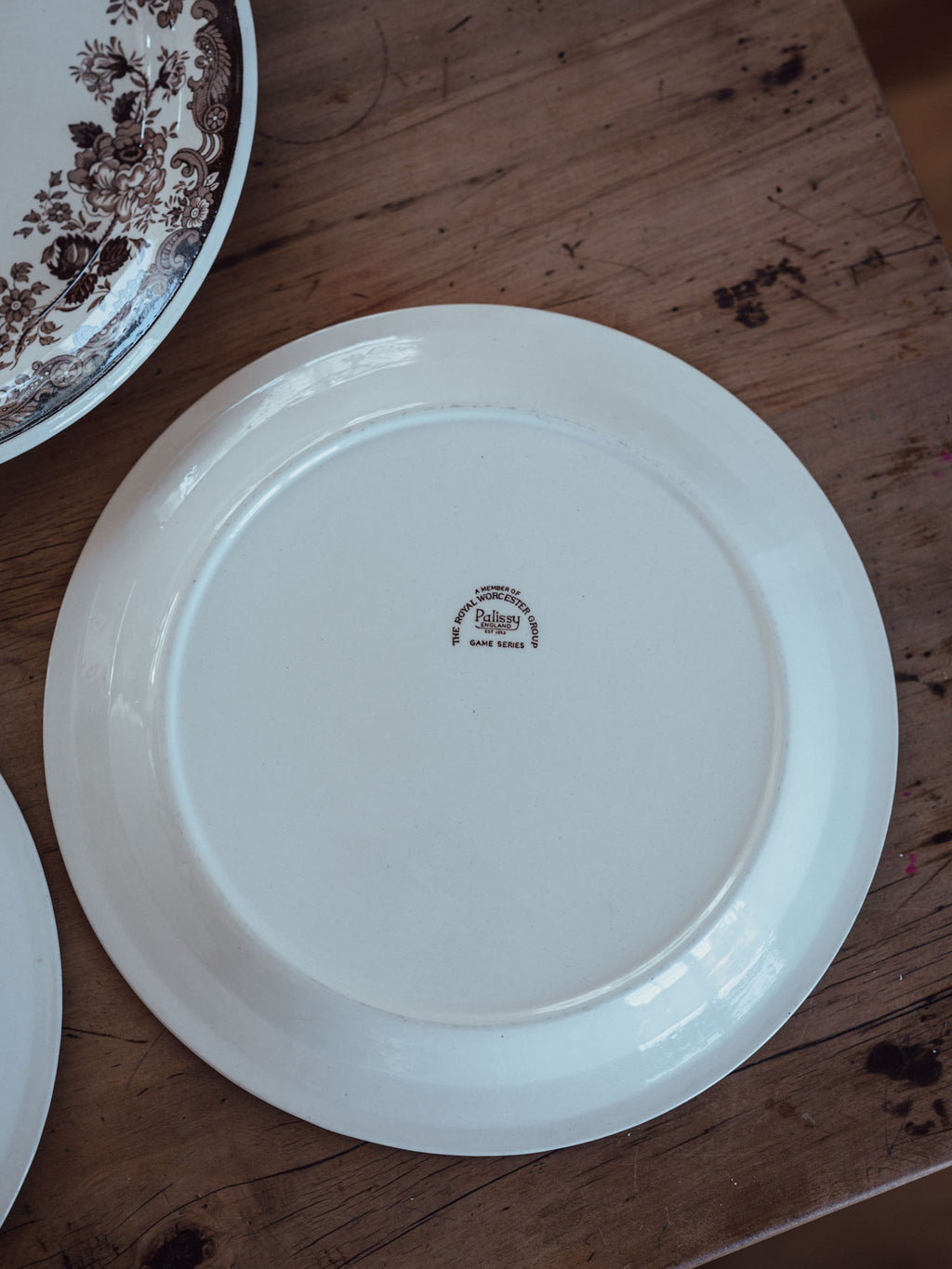 Large Royal Worcester Palissy Game Bird Plates