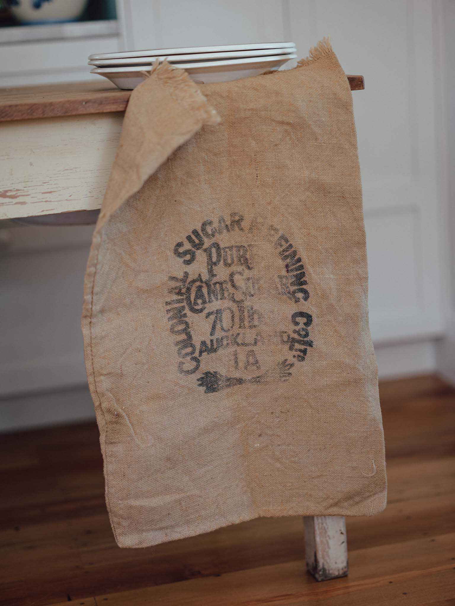 Vintage CSR Pure Cane Sugar Jute Sack - Chelsea Sugar, Auckland