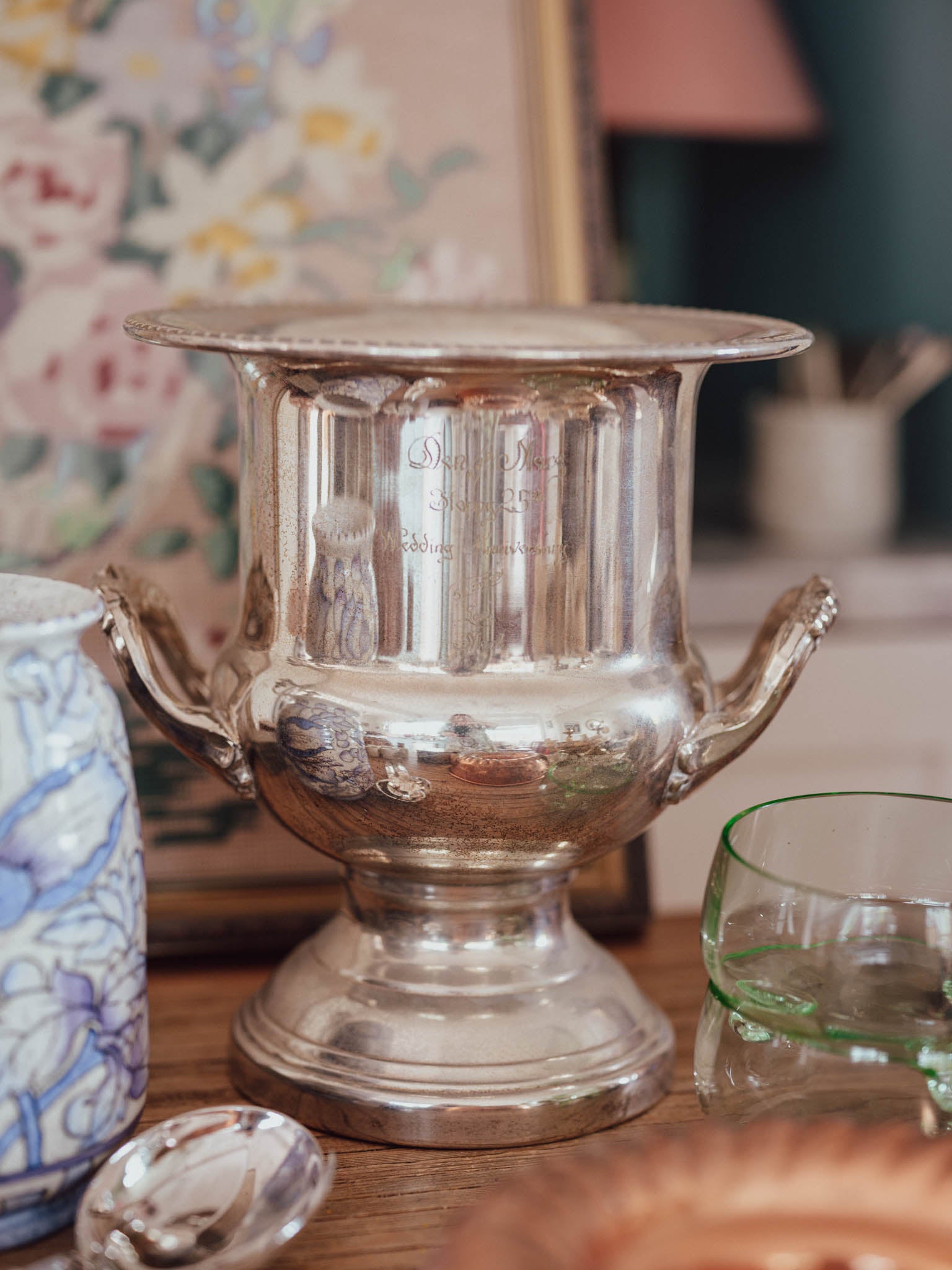 Saracen Silver-Plated Wine Bucket