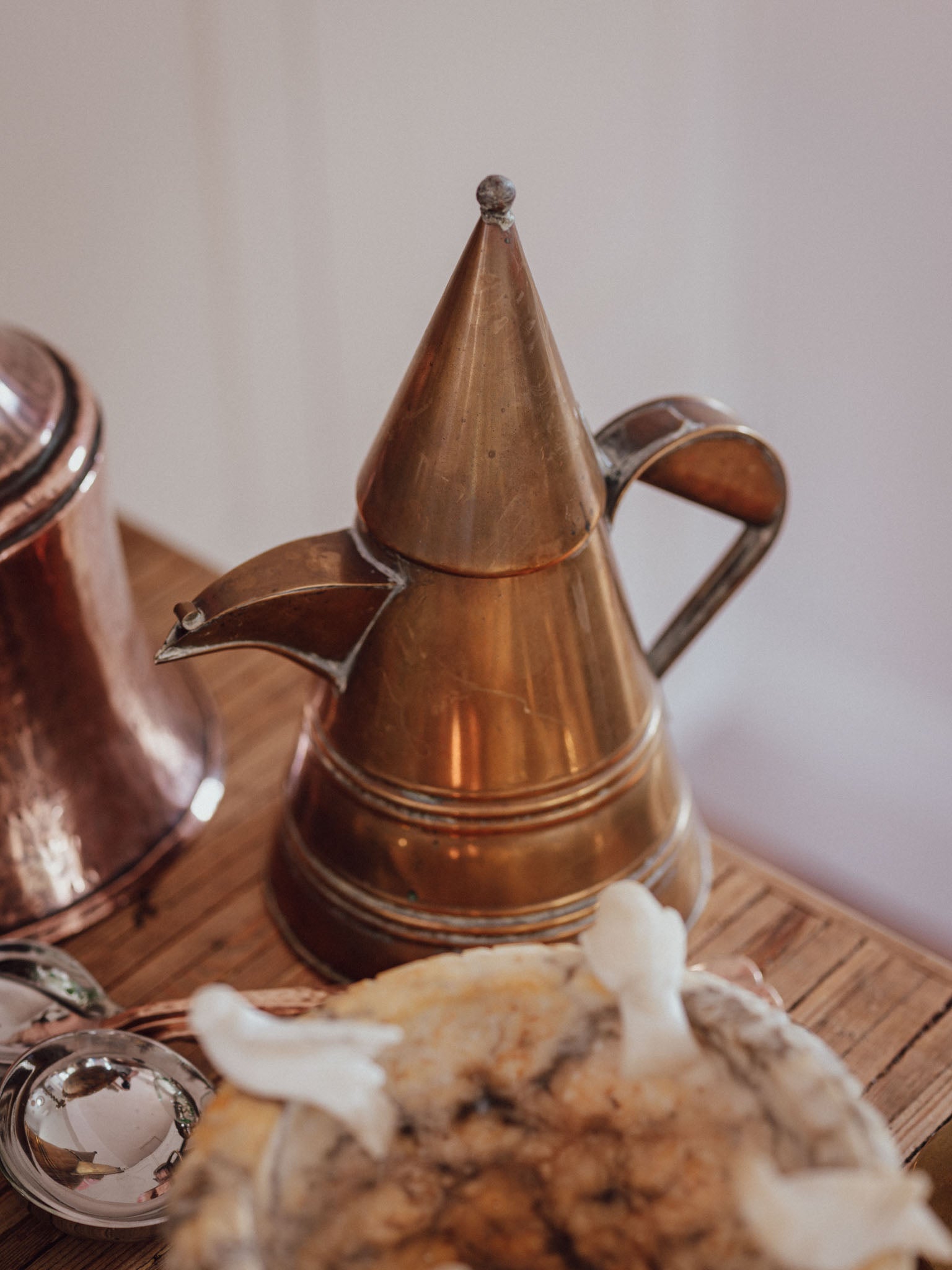 Antique Brass Ottoman Coffee Pot